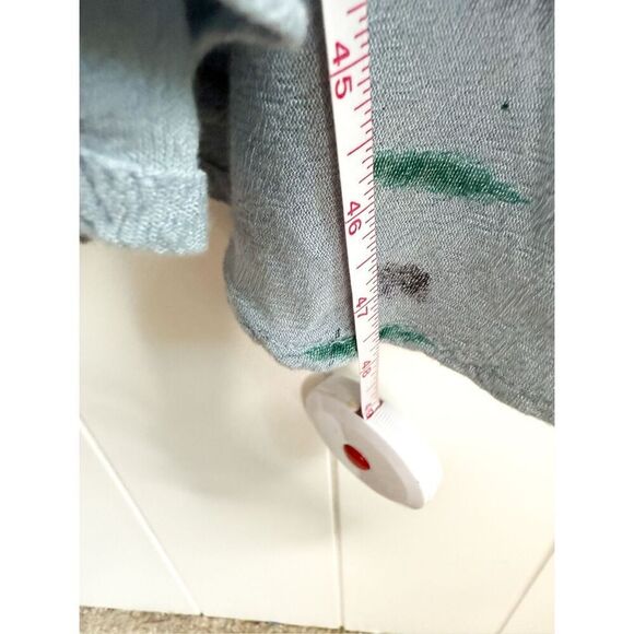 Advance Apparels Hawaiian Palm Tree V-Neck Tie Dye Umbrella Dress Beach Vacation - Picture 9 of 10